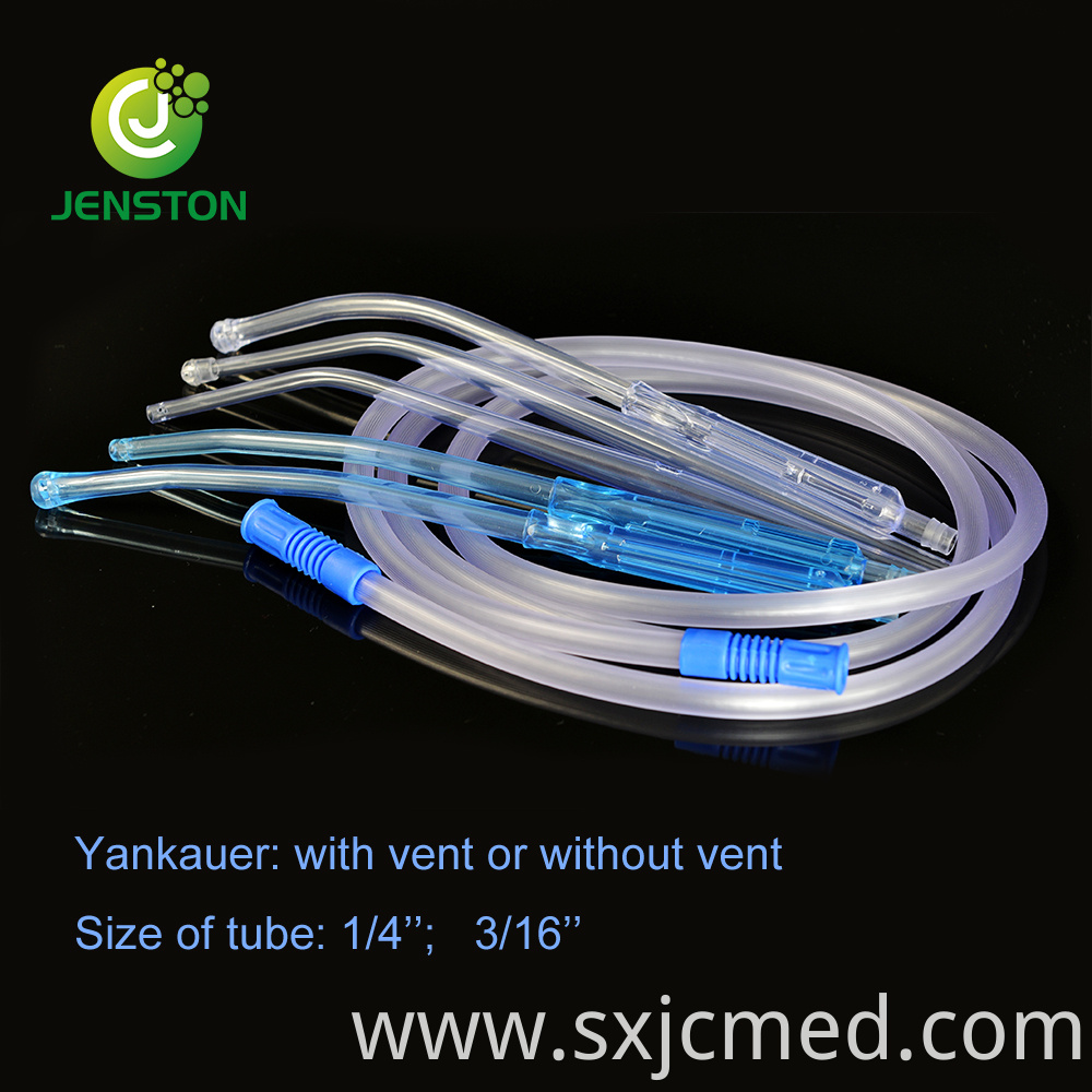 Medical Disposable Yankauer Suction Set Tube